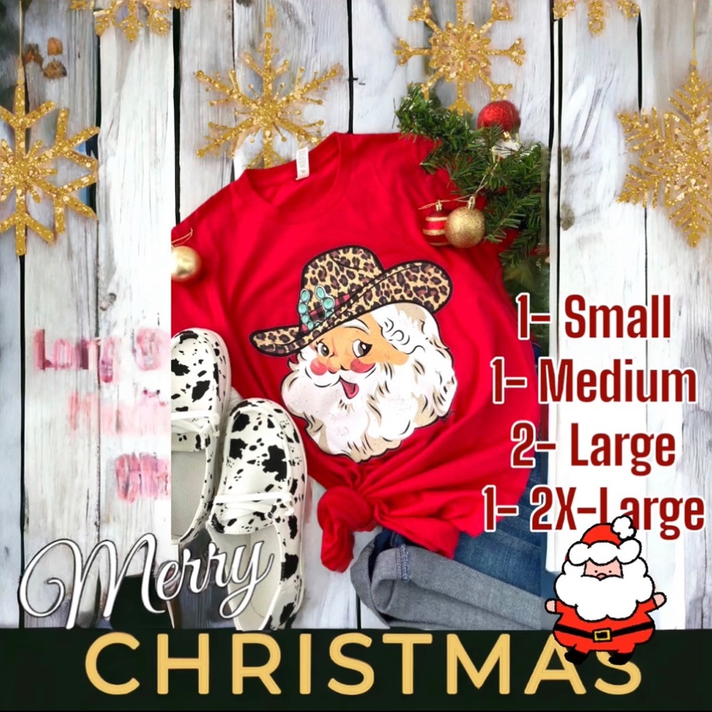 Country Santa Christmas Shirt